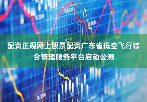 配资正规网上股票配资广东省低空飞行综合管理服务平台启动公测