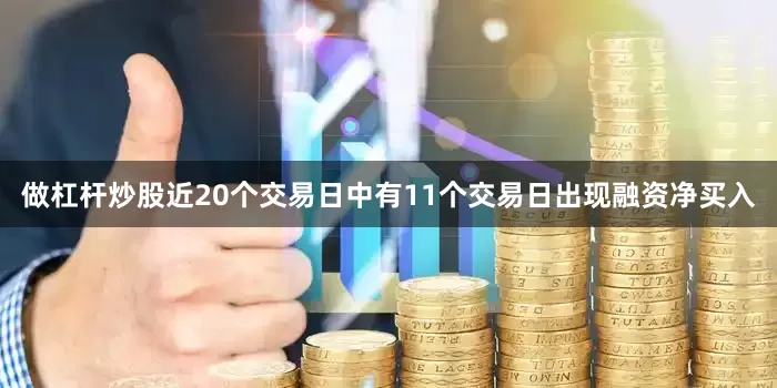 做杠杆炒股近20个交易日中有11个交易日出现融资净买入