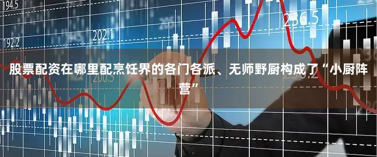 股票配资在哪里配烹饪界的各门各派、无师野厨构成了“小厨阵营”